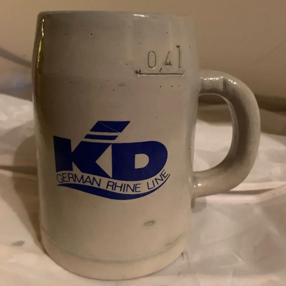 KD German Rhine Line Die Marksburg b. Braunschweig am Rhein .4 Liter Stein